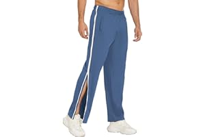 PINSPARK Pantalon de Rééducation pour Homme avec Fermeture éclair sur Toute la Longueur Pantalon de Jogging Pantalon Détachable