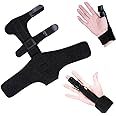 KASTWAVE Finger Splint, Adjustable Aluminium Trigger Finger Extension, Fracture Healing Mallet Finger Correction Support Bracket for Fractures, Postoperativ and Pain Relief