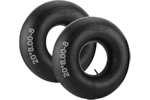AZIEMARS 2 Pack 19X7-8 19X7.00-8 20X7-8 Inner Tube for ATV Quad 4 Wheeler Go Kart Baja Warrior Mini Bike Lawn Tractor Snow Blower Golf Cart Garden Trailer Heavy Duty Lawn Mower