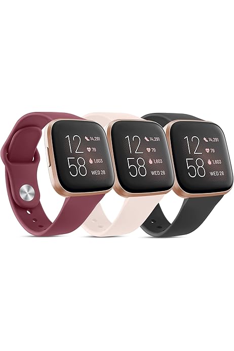 Cinturino Ricambio Sportivo Cinturino Silicone Per Fitbit Blaze/Versa - 2 Pezzi Sportivo Elegante Cinturino Silicone Fitbit Blaze Versa Ricambio 2 Pezzi - Foto 7