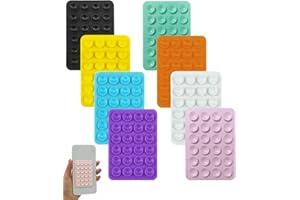 MOPZIJA 8 couleurs Ventouse Silicone Telephone, Coque Ventouse, Silicone Ventouse Téléphone, Ventouse Telephone, Multi Usages Adhésif pour Coque Téléphone à Ventouse Support à Ventouse Téléphone