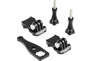 HSU Hebilla de liberación rápida para Go Pro, Soporte Básico Clip para Hero 13/12/11/10/9/8/7/6/5/4/3 y Otras Cámaras de Acción