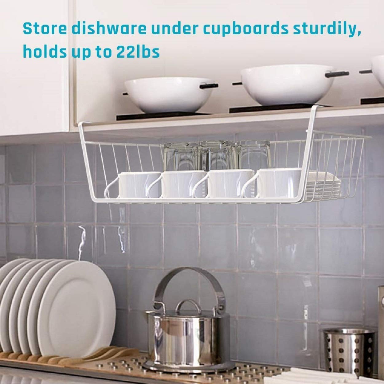 Buy Lwvax Multifunctional Storage Basket Home And Kitchen Storage Rack Under Cabinet Storage Shelf Basket Wire Rack Online Baazaar Online