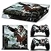 Produktbild Vinyl Aufkleber Schutzhülle Skin Cover für Sony PS4 Konsole und 2 Dualshock Kontroller (CS)