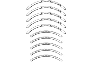 STAR SAM Autocollants compatible avec de Jante de vélo de route Fulcrum Racing Quattro 35mm