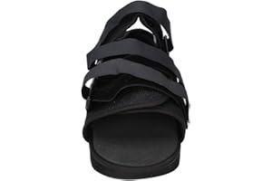 WCHIUOE Cast Post-op Schuh Zehen Wanderschuh Schuh Fußschutz Cast Boot für gebrochenen Fuß für diabetischen Fußgeschwürschutz, Metatarsalgie Schmerzen(L-Schwarz)