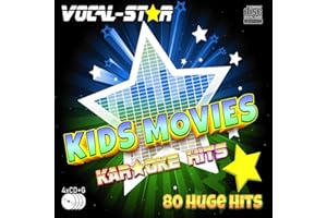 Vocal-Star Kids Movies Karaoke Disc set 6 CDG CD+G Discs Including 140 Songs ( 70 With Lead Vocals ) From Popular Disney Films