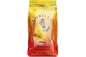GORILLA Espresso Monsoon 1.000g -Sortenrein-, ganze Bohne, dunkle Röstung