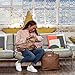 Babymel Grace Faux Leather Satchel Diaper Bag, Tan