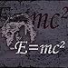 Produktbild 1art1 84494 Albert Einstein - E = mc² Poster Kunstdruck 100 x 100 cm