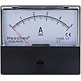 Heschen Rectangle Panel Mounted Current Meter Ammeter Tester DH-670 DC 0-5A Class 2.0 CE listed