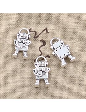 Anhänger Roboter aus tib. Silber