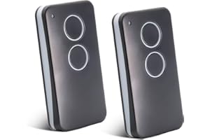 LUIRSAY 2 puertas de control remoto compatibles con V2 Phox 2, mando a distancia universal de 433,92 MHz, 2 canales, mando a distancia para V2 Phoenix 2,V2 Phoenix 4,V2 TXC, V2 TRC, V2TSC4, V2 Hand