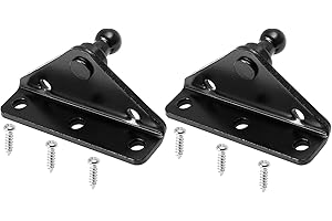 X AUTOHAUX 2 Set 10mm Car Ball Studs Mounting Brackets W Screw Black 63x30x38mm