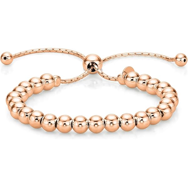 Precious Metal-Plated Sterling Silver Pavé Logo Slider Bracelet In GOLD | Michael Kors [GB - Foto 12