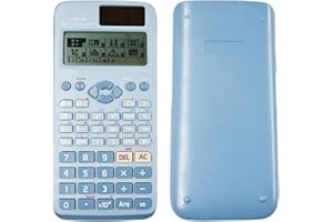 ANGLEPINGPING FX-991EX Scientific Calculator with 552 Functions,Engineering Calculator Scientific with 10+2 Screen Displays for School Office Business Home Daily Use,Blue
