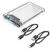 ORICO USB 3.1 (10Gbps) Hard Drive Enclosure USB C External Hard Disk Caddy for 2.5 Inch SATA III SSD HDD - USB-C to USB-C and