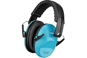 SHOCHX Gehörschutz Kinder, SNR 26dB Lärmschutz Kopfhörer für 3-16 Jahren Ohrenschützer Kind Hörschutz zum Schlafen, Studieren, einstellbares Kopfband