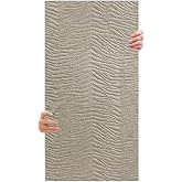 Tink 3D Kendinden Yapışkanlı Duvar Kağıdı Yeni Nesil Akustik Ke&ccedil;e Panel Desenli 52x98 cm (Ekru, 10 Adet 5 m&sup2;)