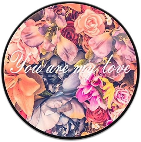 4u4metoo Pop Multifunction Mount, Expanding Mobile Phone holder Pad Stand Tablets Grip LG Clip Customization Compatible all Smartphones - flower