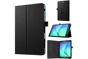 jbTec Funda protectora para Samsung Galaxy Tab A 9.7 (SM-T555/SM-T550), color negro