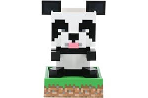 PALADONE Organisateur de bureau panda Minecraft - Officiellement licencié, Accessoire de bureau pour stylos avec plateau et support téléphone