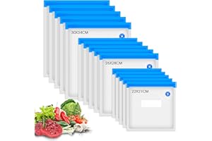 VOYOR Portable Vacuum Sealer Rechargeable & Cordless Handheld Vacuum Sealer Set with 5 Vacuum Bags to Extend Food Shelf Life for Food Storage Space Saving and Easy Use Food Vacuum Pump (15 Bags)