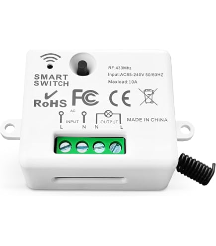 Set Di Interruttori Radio A Cinetica 230 V Senza Batteria – 2 Pezzi Impermeabili IP54 Per Luci In Casa, Giardino E Garage, Telecomando Senza Fili