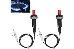 COMIOKE Allumage Piézo,Allumage Piézo-électrique,2 Pièces Allumeur Piézoélectrique,Kit D'allumage Piézo-électrique,D'allumage Piézoélectrique,D'allumage Piezo Spark Kit pour Gril à Gaz,Cheminée,Chauffage