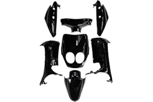 P2R (MOTORISÉ) Kit carenages MBK Ovetto 2007 - (Noir - 7 pieces)