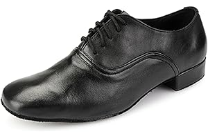 DAYISS, Chaussures de Danse Homme en Cuir Danse Latine/de Bal/de Salon/de Tango/de Rumba/Samba/de Corrida