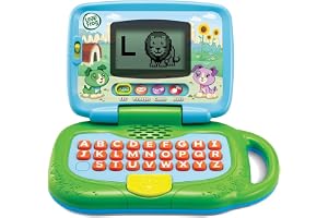 LeapFrog Scout My Own Leaptop (Green), Interactive Learning Laptop, Teaches Letters, Numbers, and Fun Activities, Ideal for Kids Aged 2–5 Years