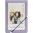 GOLDBARLEY Mini Instant Film Photo Album Holds 28 Photos Fits For Fujufilm instax Mini 11 9 8 8+ 70 7S 90 25,Polaroid,Lomography (Antique Violet), 221217A