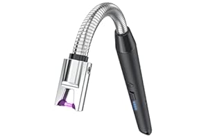 VVAY Accendino Elettrico Lungo al Plasma, Ricaricabile USB C, Antivento