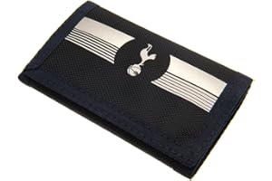 FOCO Offiziell lizenziertes Fußballclub-Team-Wappen-Logo, Ultra-Geldbörse, Kreditkartenetui (Tottenham Hotspur), rot, 12cm x 8cm closed, Doppelt gefaltete Geldbrieftasche