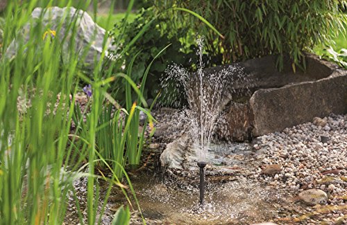 Solar Teichpumpe 5 Watt Solarmodul 470 l/h Förderleistung 0,9 m Förderhöhe Komplettset Gartenteich, 101012 - 5