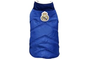 CYPBRANDS Real Madrid Abrigo para Perro, Talla M (CyP Brands)