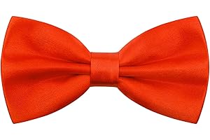 MAIANY Pajaritas Hombre, Pajarita Jóvenes de Color Solido Clásico Ajustable, Bow Tie Elegante con Gancho con Nudo, pajarita hombre originales Regalo de Hombre para Business Fiesta