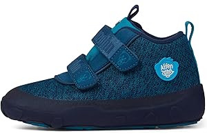 Affenzahn Übergangsschuh Knit Happy wasserdicht atmungsaktiv vegan mit Kaltfutter, Klettverschlüssen und Rutschfester Sohle Größe 21-32