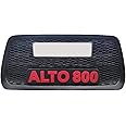 CAR SAAZ Red Alpha Front Chrome Grill Compatible with Alto 800 Type-3 (2016-2018)