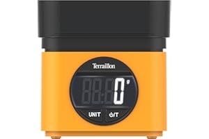 TERRAILLON – BA22 Mythique Jaune – Balance de cuisine électronique – Design iconique – Bol intégré 0.7L – Grand écran LCD – Affichage XXL des chiffres – Fonction Tare