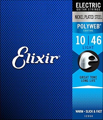 Elixir E12050 Cordes pour Guitare électrique Light - 0.10-0.46
