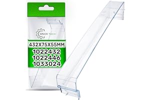 ONIX TECH Balconcino Frigo Universale 432 х 75 x 55 mm con Codice Originale 1022432 1022446 1033024 per Amica - Garanzia di 5 Anni
