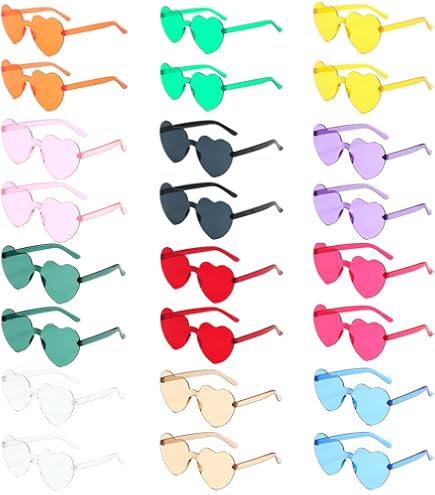 Occhiali Da Festa XXL Relaxdays - Blu Con Stelle, Plastica, 25 Cm, Per Carnevale E Feste A Tema