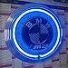 Produktbild zeropoint-shop Neonuhr - BMW M3 CARBON DESIGN-Neon Blau - Werkstatt Wanduhr - Neon Reklame -USA 50's Style