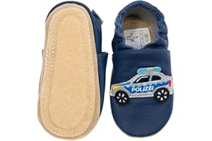 HOBEA-Germany Kitaschuhe Safestep, Kinderhausschuhe, Lederschuhe