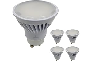 LED ATOMANT Pack 5x Bombilla LED GU10 8,5W PRO Potentisima, Color Blanco Frio (6500K), 970 Lumenes, Unica con angulo de 120 grados