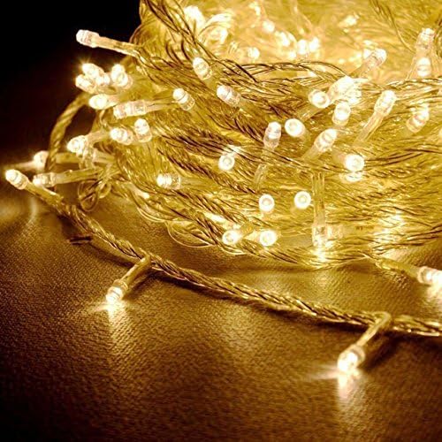 10M 100 LEDs Fairy Light, LEDemain Battery Operated 33Ft String Light with 13 Key Remote Warm White for Christmas Xmas Wedding Party Home Decoration