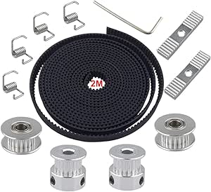 Sourcing Map Synchronzahnrad 20 Zähne - 12mm Bohrung Für Zahnriemen | Aluminium Legierung