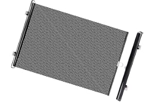Rackumic infällbar grind, robust PVC- och metallstångskonstruktion, anti-rymningsbarriär för katter och hundar, inomhus, utom
